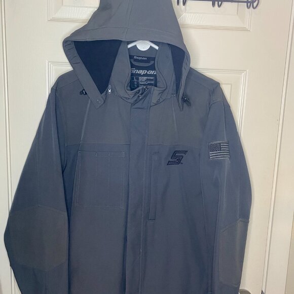SNAP-ON ZIP UP HOODED INSULATED WINTER JACKET LG - Picture 4 of 9